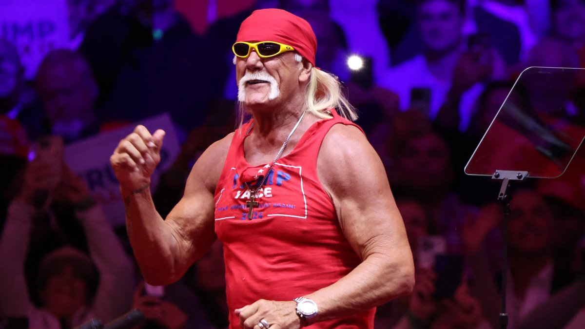 Hulk Hogan, leyenda de la WWE.