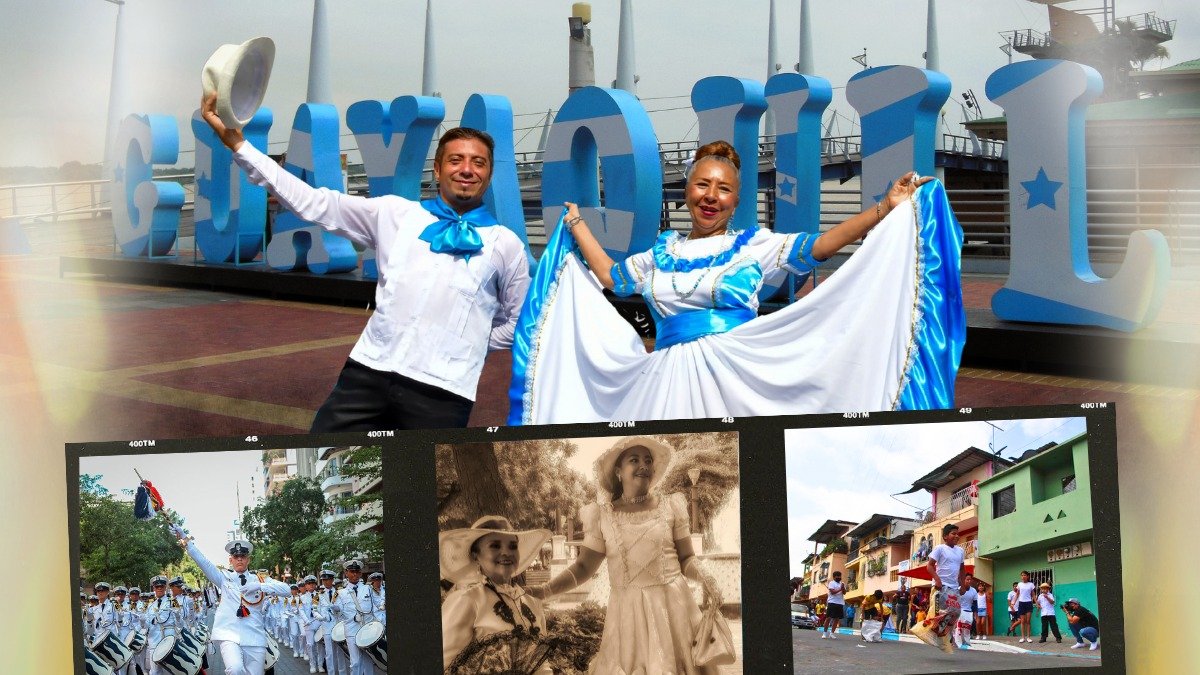 Fiestas julianas, una tradición que hoy llena de celeste y blanco a Guayaquil.