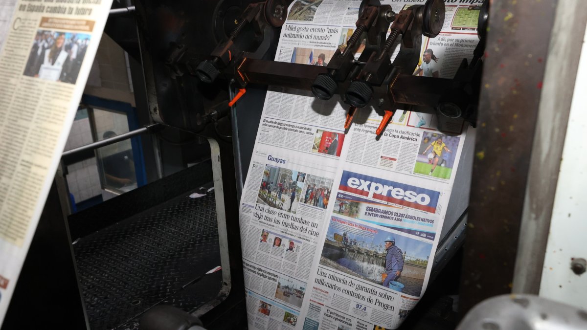 Labor. EXPRESO salió a circulación el 25 de julio de 1973. Hoy cumple 52 años de ejercicio periodístico.