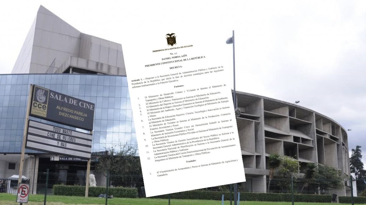 La Casa de la Cultura Ecuatoriana se pronunció en la plataforma social X en contra del Decreto Ejecutivo No. 60, emitido el jueves 24 de julio de 2025.