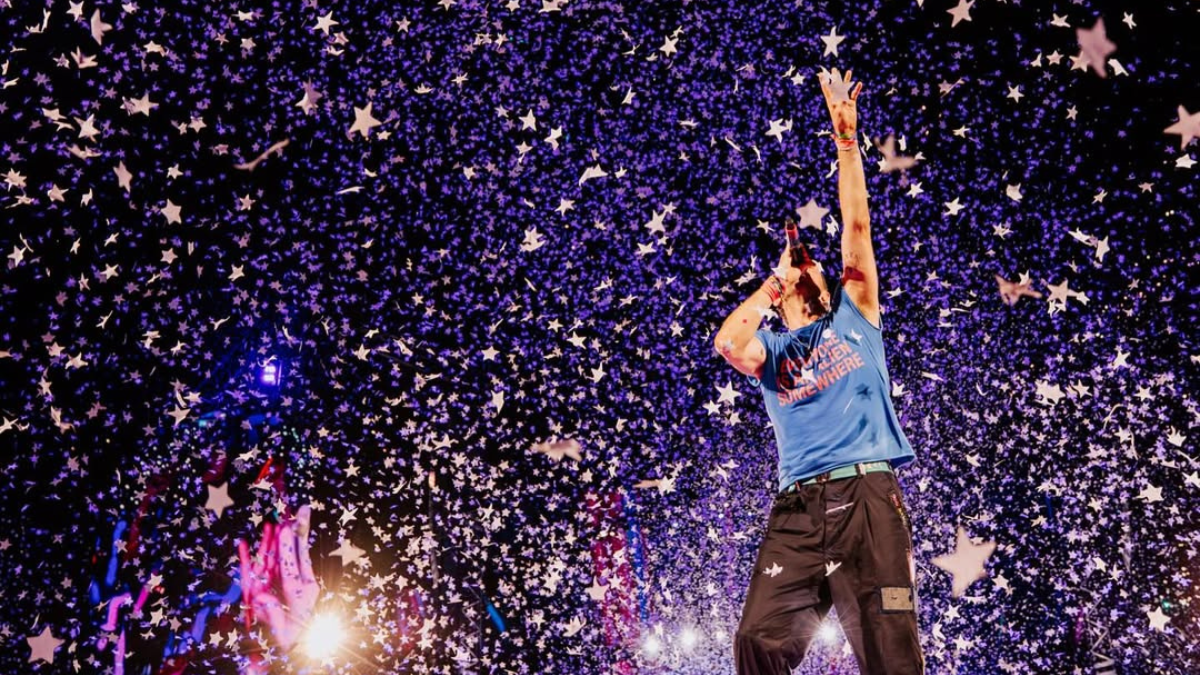 Concierto de Coldplay en Boston.