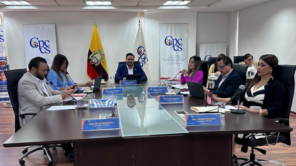 Andrés Fantoni preside el Consejo de Participación Ciudadana y Control Social.