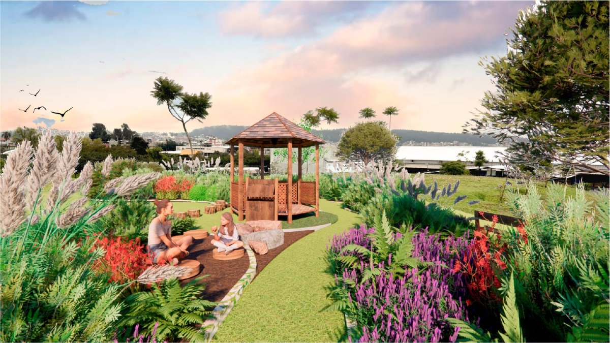 Cada hábitat incluye bancas de descanso y señalética educativa.