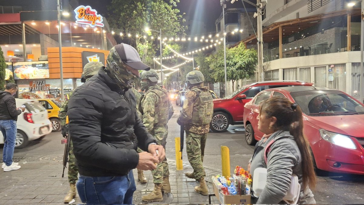Policías y militares participaron en el operativo en La Mariscal.