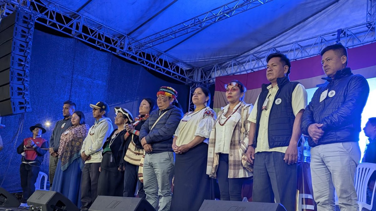 Marlon Vargas presidirá el Consejo de Gobierno de la Conaie hasta el 2028.