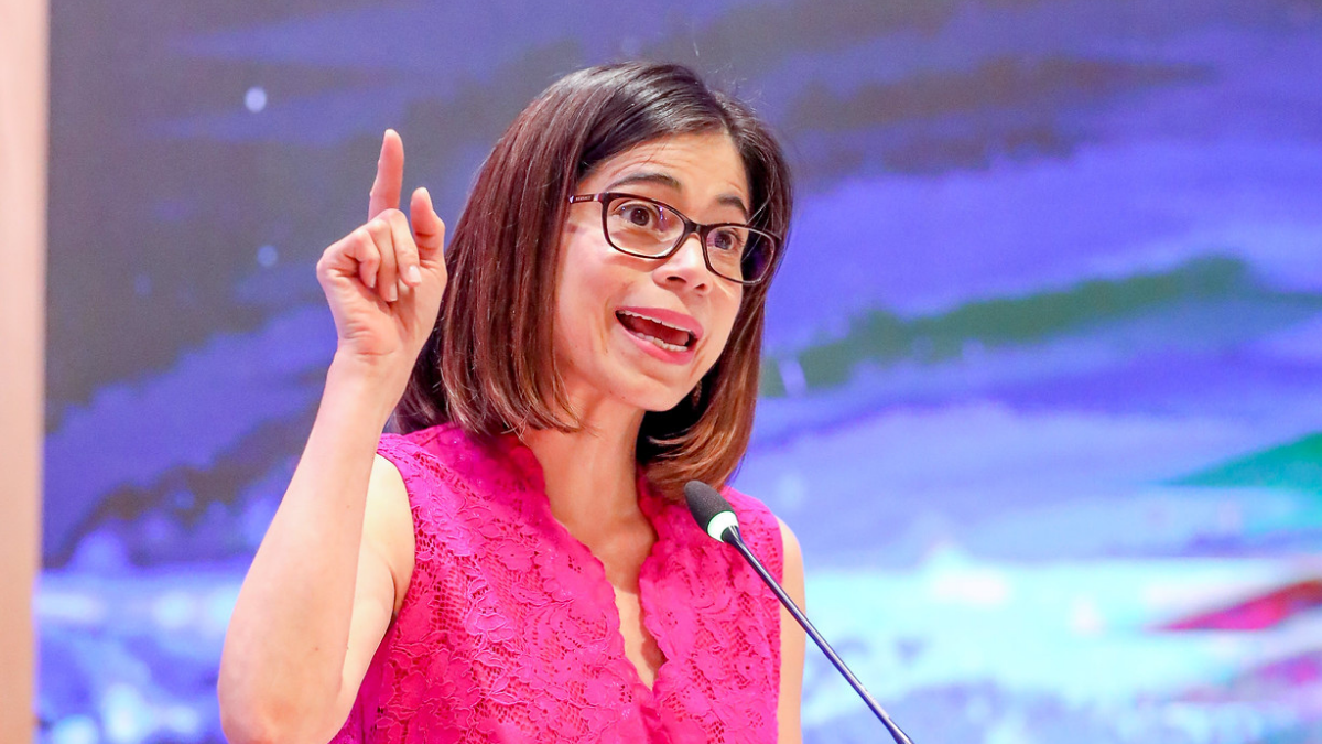 Esther Cuesta ocupó momentáneamente la presidencia de la Asamblea Nacional durante la campaña de primera vuelta de las elecciones de 2025.