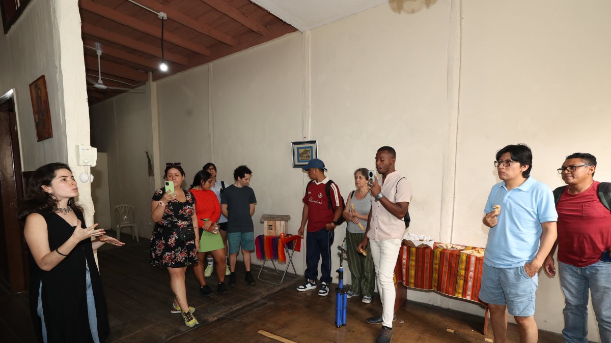 Noemí Villena explicó cómo se rehabilitó el espacio para eventos culturales en Casa Villena, en el centro de Guayaquil.