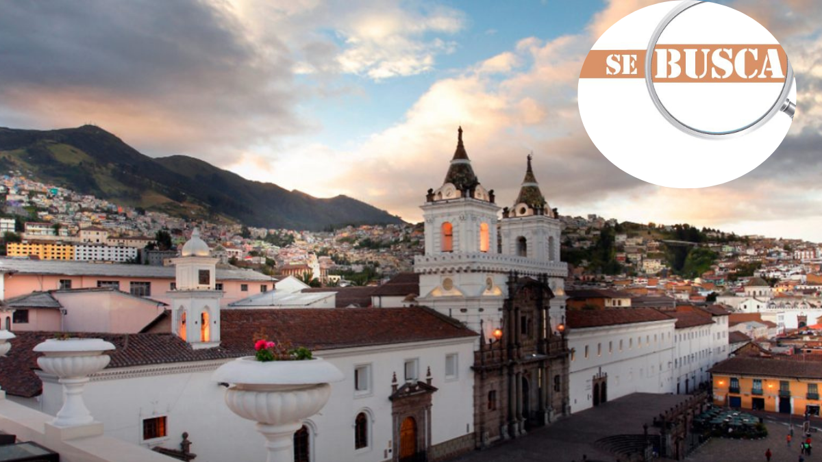 Imagen de la Plaza de San Francisco, de Quito, para graficar la falta de líderes políticos.