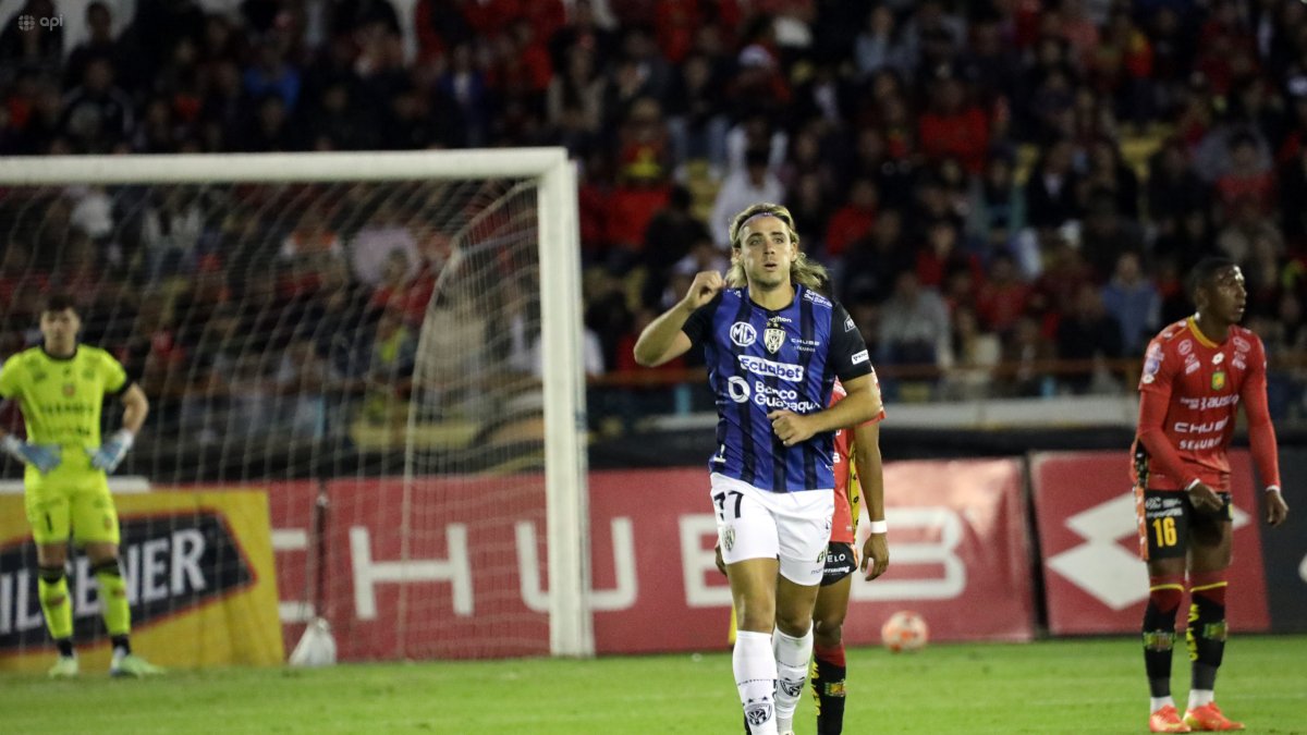 Claudio Spinelli fue la figura de Independiente del Valle en la goleada a Deportivo Cuenca.