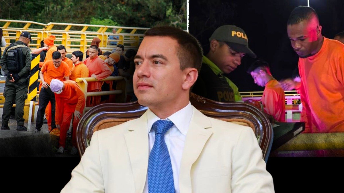 Daniel Noboa cuestionó el trato preferente a presos extranjeros en el sistema de salud ecuatoriano