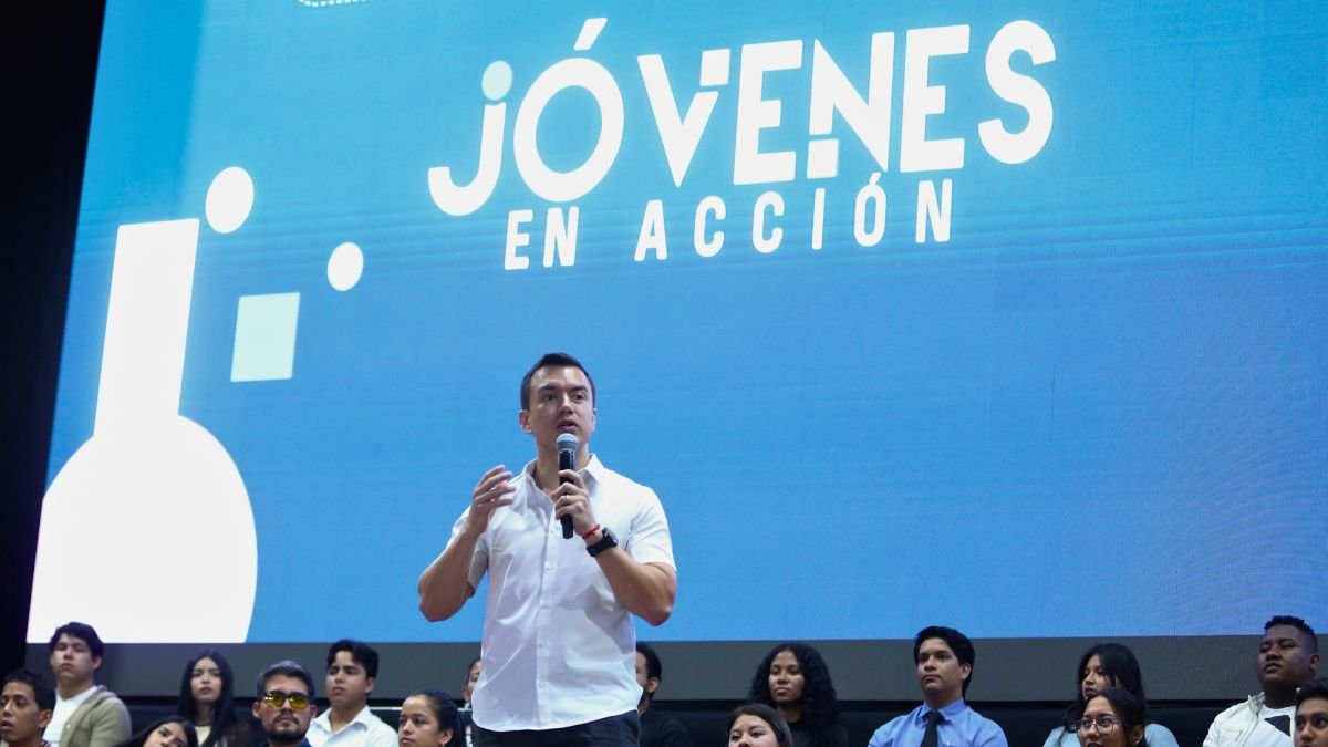 Jóvenes en Acción es un programa del gobierno de Daniel Noboa que inició su primera fase en 2024.