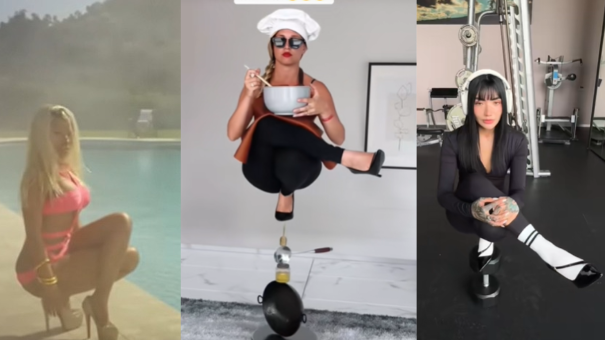 Usuarios recrean la icónica pose de Nicki Minaj con tacones y en lugares insólitos, desatando un reto viral lleno de estilo y riesgo