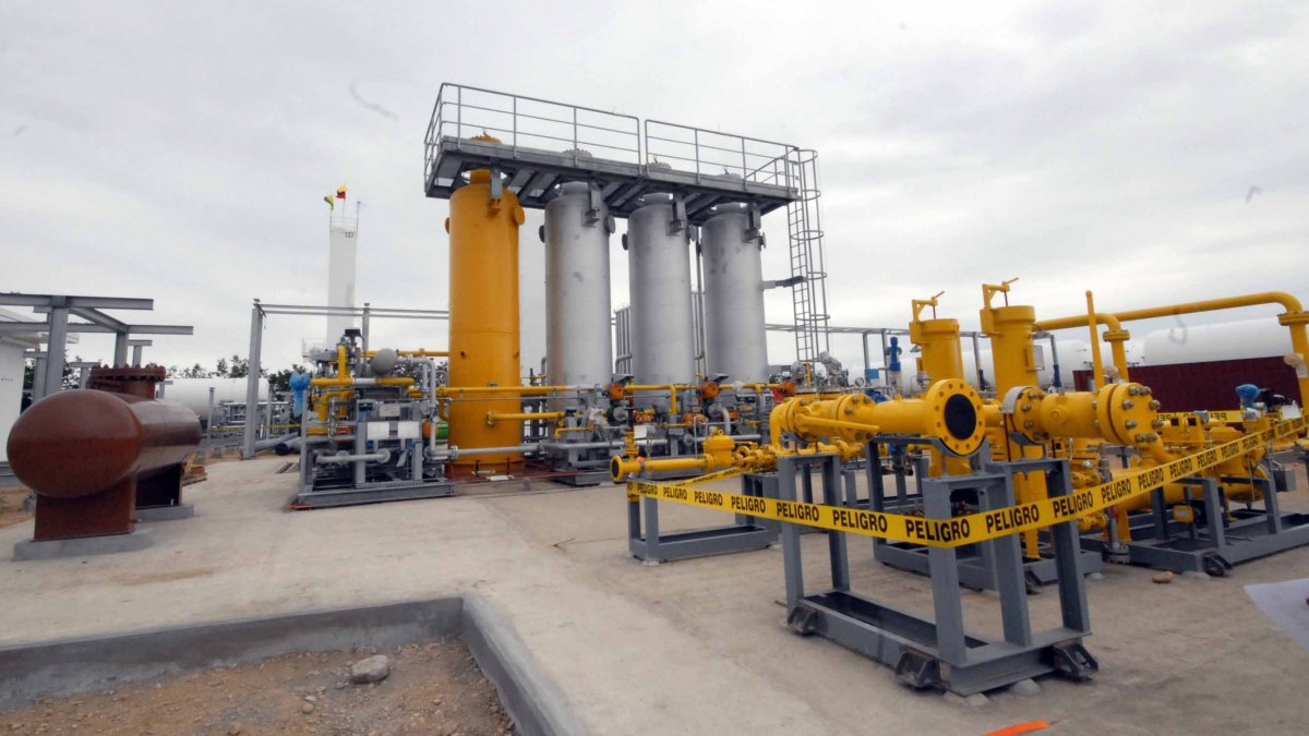 Campo Amistad es la única instalación de extracción de gas natural bajo operación directa de Petroecuador en el país.