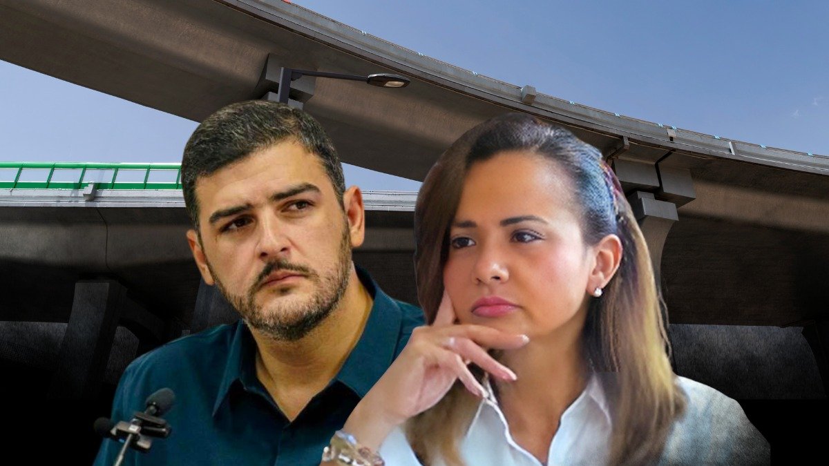 El paso elevado en la Av. del Bombero, en Los Ceibos, permanece suspendido tras una disputa entre el Municipio de Guayaquil y la Prefectura del Guayas por temas ambientales y legales.