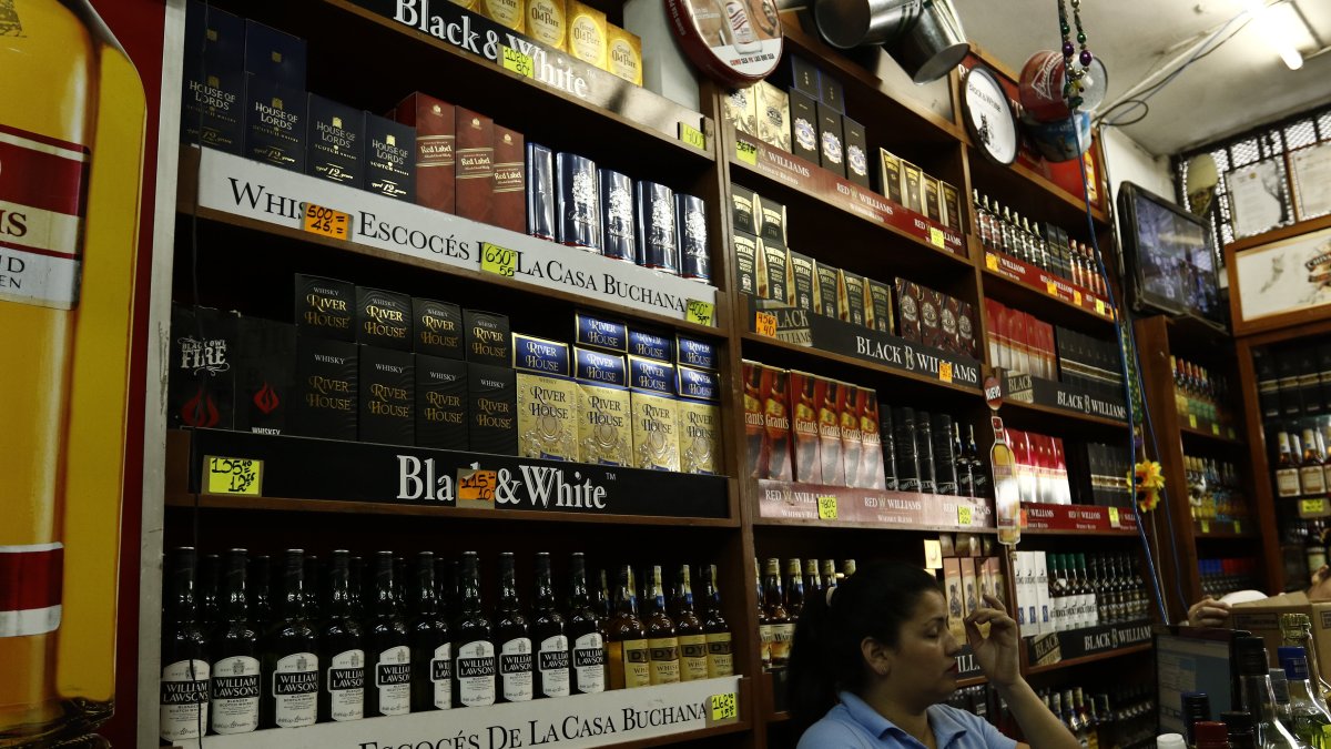 Una de las tiendas especializadas en la venta de bebidas alcohólicas.