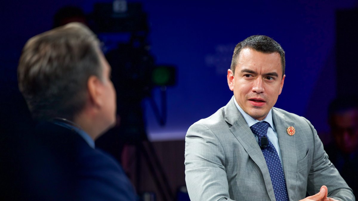 El presidente Daniel Noboa ha defendido su decisión de recortar el Estado.