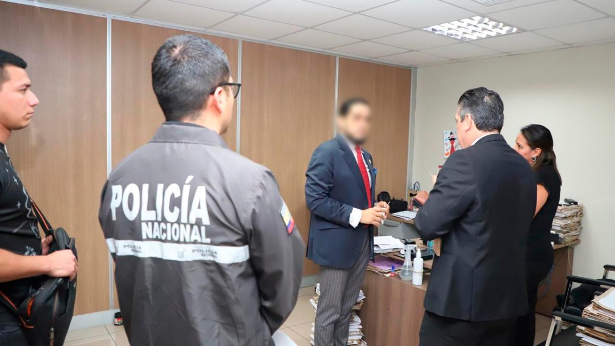 Mario Godoy acompañó la detención del juez Humberto Barzola por corrupción judicial en Guayaquil