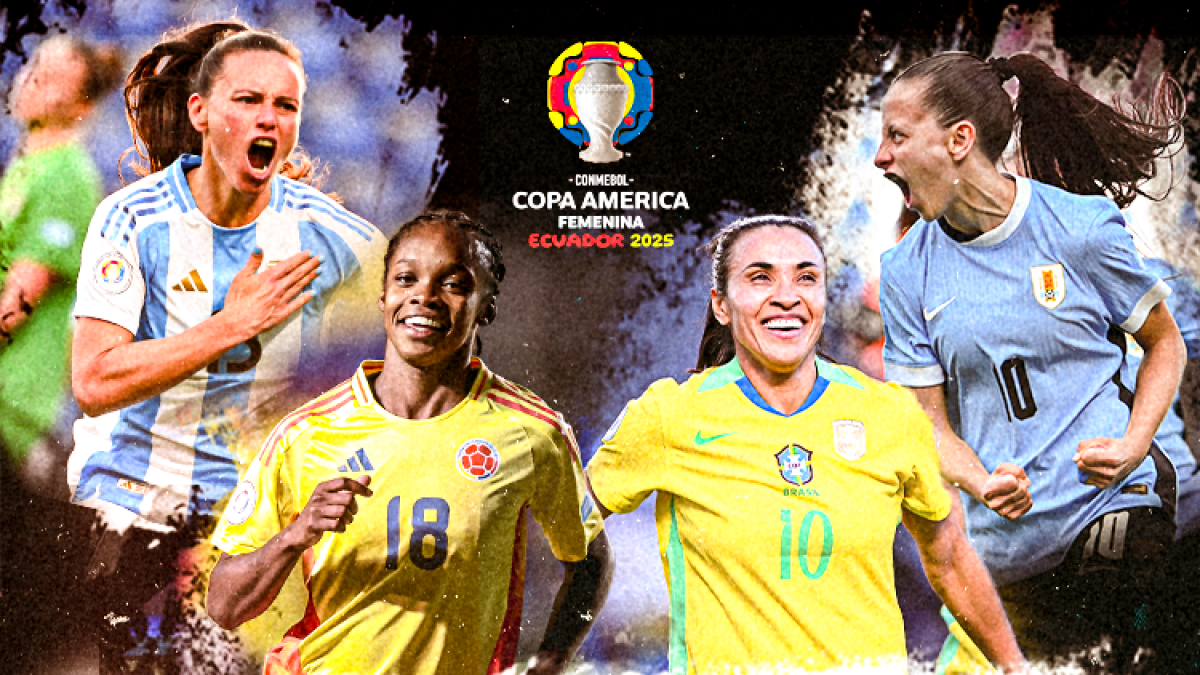 Las secciones femeninas de Brasil y Uruguay se miden en la semifinal de la Copa América 2025.