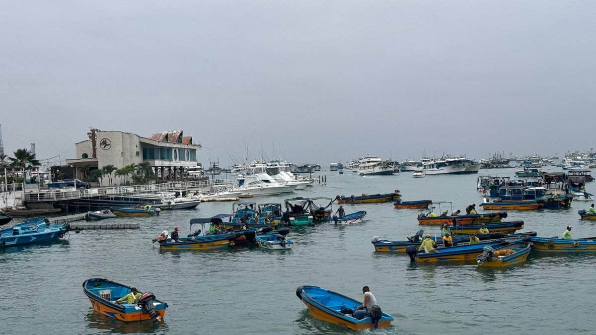 En la zona portuaria y comercial de Manta, la cotidianidad no se ha visto alterada.