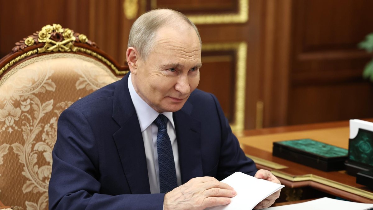 El presidente ruso, Vladímir Putin, en Moscú, Rusia, el 30 de julio de 2025.