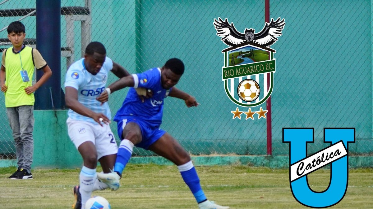 Río Aguarico y Universidad Católica se enfrentan por los dieciseisavos de final de la Copa Ecuador.