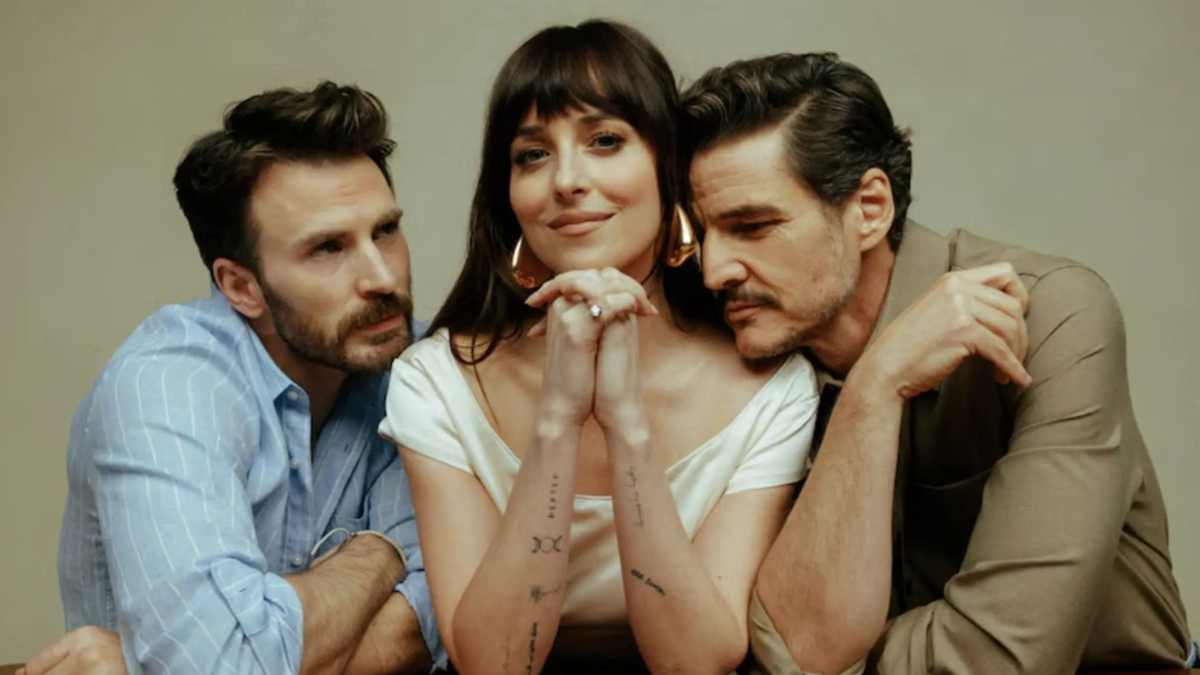 Amores materialistas (Materialist, 2025) tiene una fórmula infallable que une a Dakota Johnson, Chris Evans y Pedro Pascal.