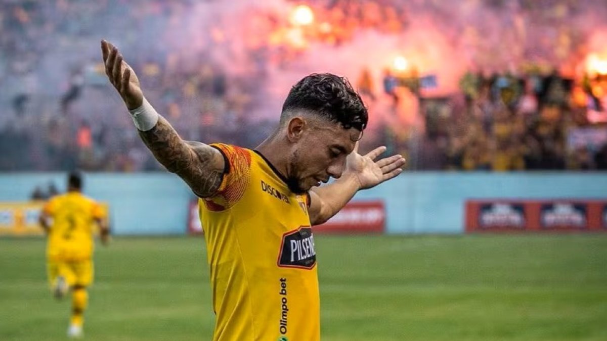 Joao Rojas, delantero del Barcelona SC.