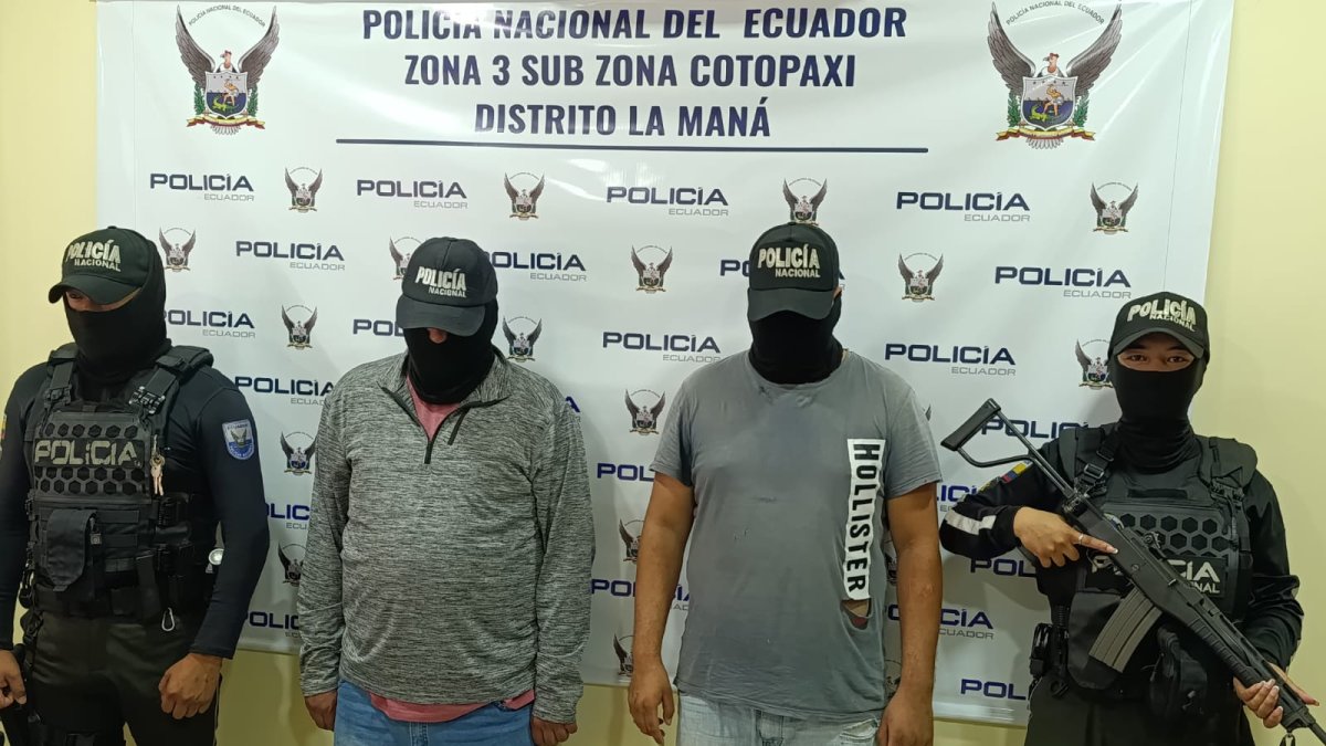 Las personas rescatas fueron puestas a buen recuado.