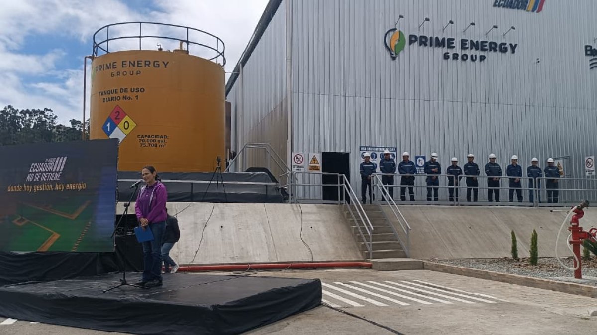 La ministra Inés Manzano se refirió al informe realizado por Etapa EP sobre el proyecto Loma Larga y señaló a la institución de 