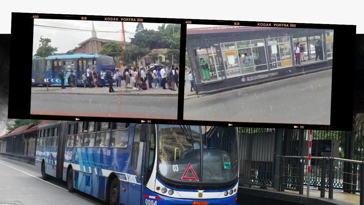 Un bus de Metrovía sufrió un desperfecto mientras circulaba por la avenida 25 de Julio, en el sur de Guayaquil, este miércoles 30 de julio.