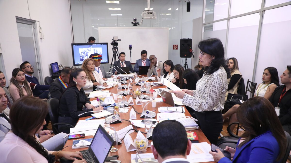 El 22 de julio de 2025, Solanda Goyes presentó sus descargos en la Comisión de Fiscalización de la Asamblea.