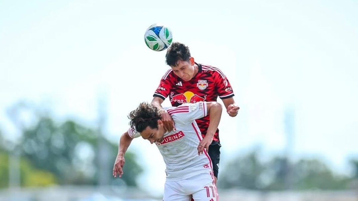 Jair Collahuazo lleva jugando 16 partidos en la MLS Next Gen con los New York Red Bull.