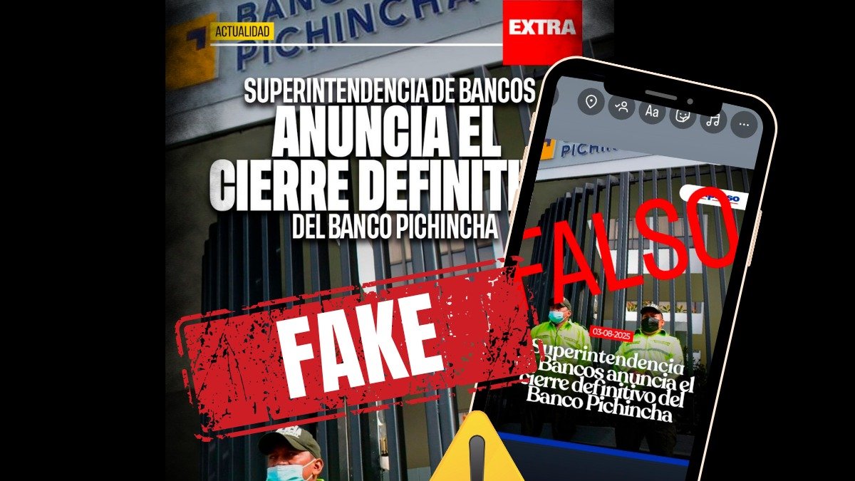 Expreso y Extra objetos de campaña de fake news contra Banco del Pichincha.