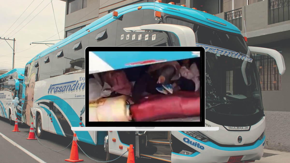 El caso de dos niños y un adulto transportados en el maletero de un bus de la cooperativa Trasandina fue difundido en redes sociales.