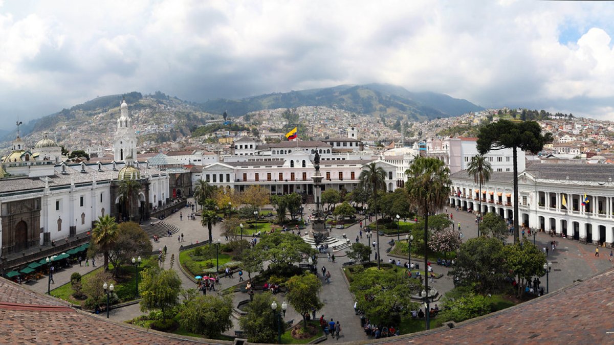 Palacio de Carondelet, en Quito.