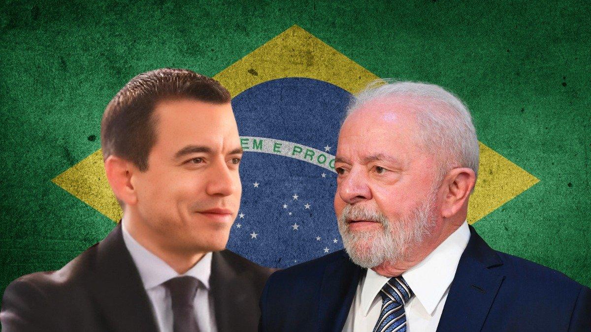 Los presidentes Noboa y Lula se reunirán para fortalecer relaciones bilaterales