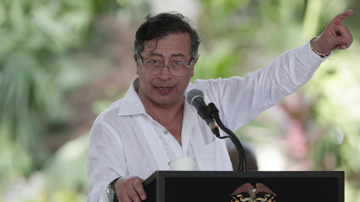 Foto de archivo del presidente de Colombia, Gustavo Petro.