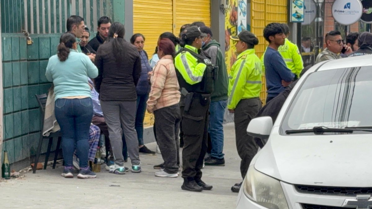 El lugar donde se registró el hecho de sangre fue acordonado por la Policía Nacional.