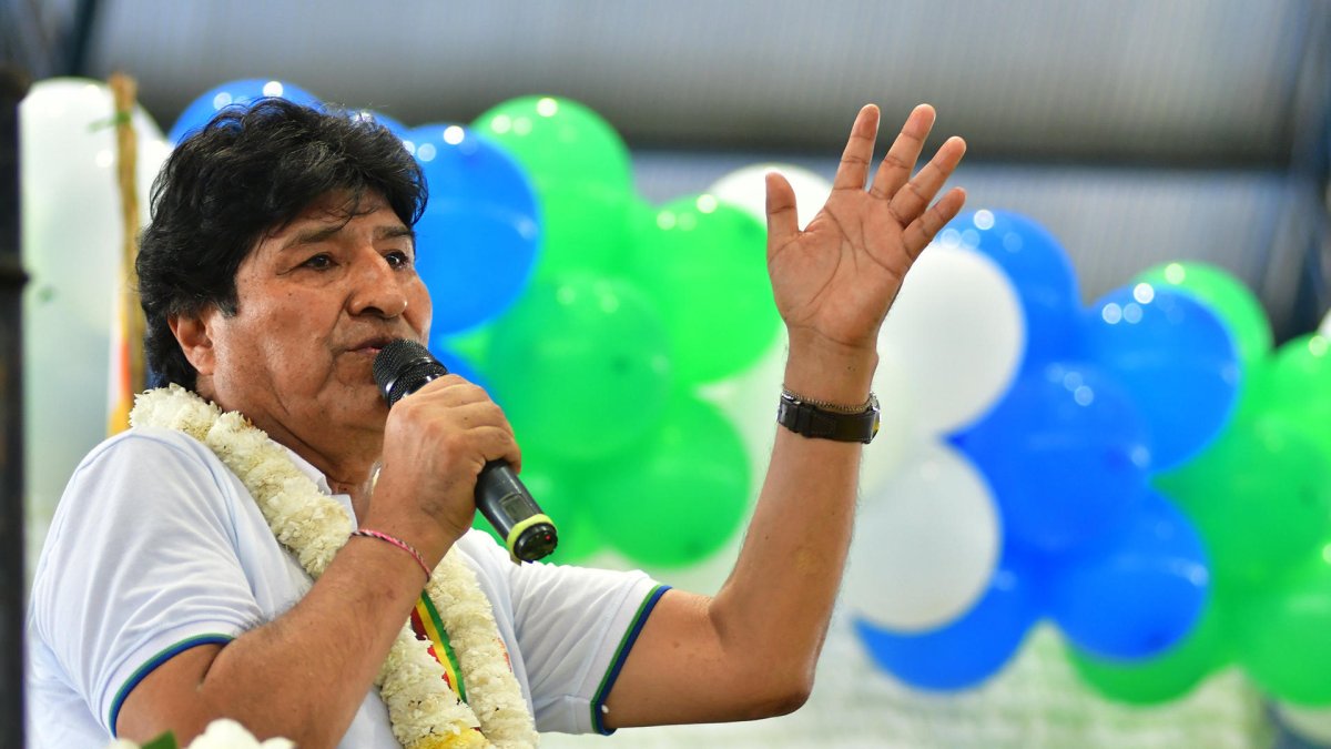 El expresidente de Bolivia Evo Morales.