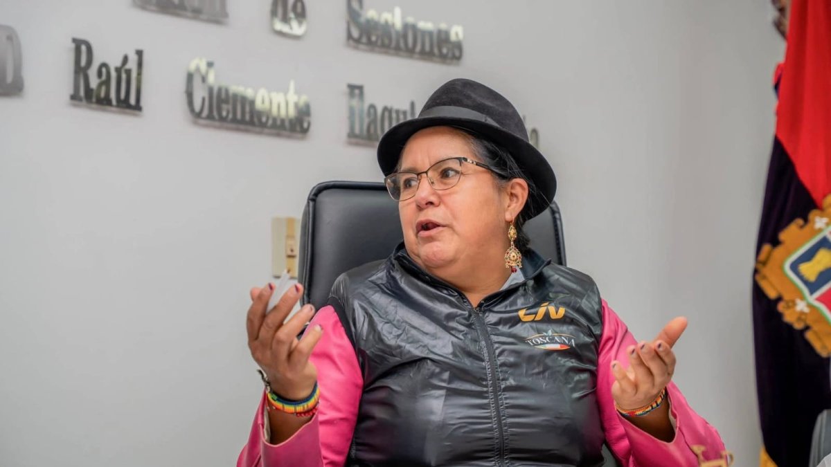 La prefecta de Cotopaxi pidió que se cumpla con el debido proceso y trasparencia.