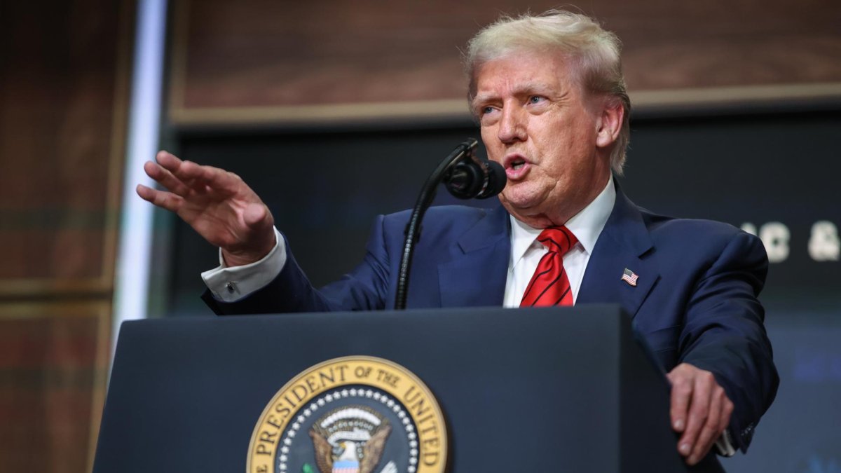 Foto del presidente de EE.UU., Donald Trump. EFE