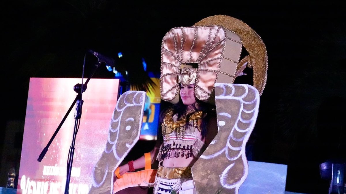 Evento. Uno de los primeros actos fue la elección de la Deidad Venus.