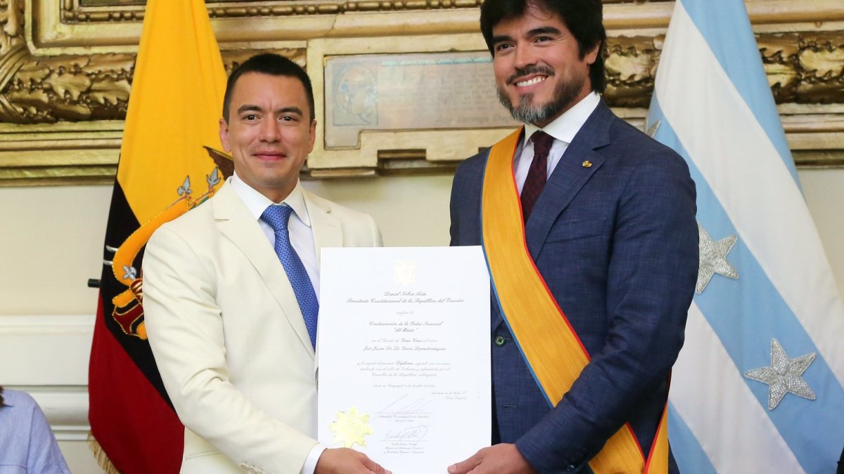 José De La Gasca, el exministro de Gobierno de Daniel Noboa, aspira a ser el próximo Fiscal General del Estado.