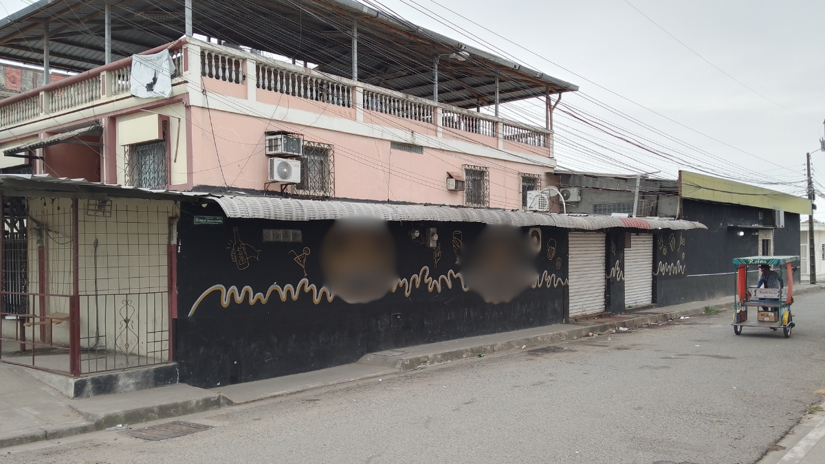 Escena del crimen en Santa Lucía, donde seis personas fueron asesinadas la madrugada del domingo.