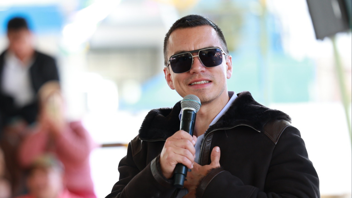 Daniel Noboa, presidente de Ecuador.
