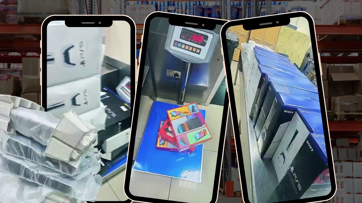 SENAE incauta PlayStation y celulares en aeropuerto de Guayaquil