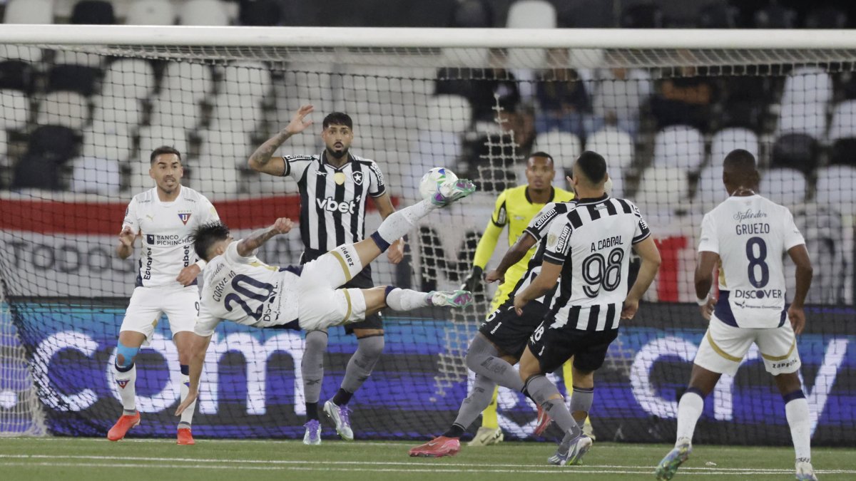 Liga de Quito perdió 1-0 en la visita a Botafogo por la Copa Libertadores 2025.
