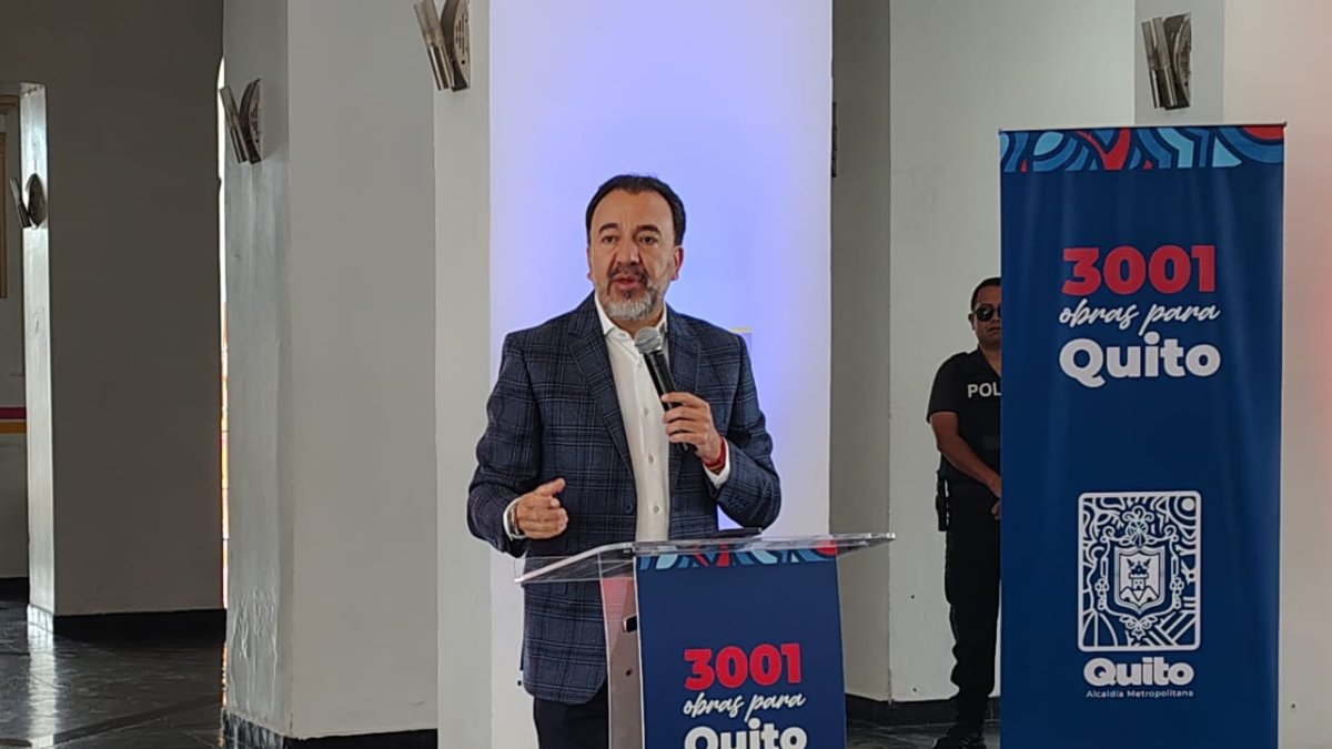 Pabel Muñoz durante un encuentro con medios de comunicación el 12 de agosto de 2025.