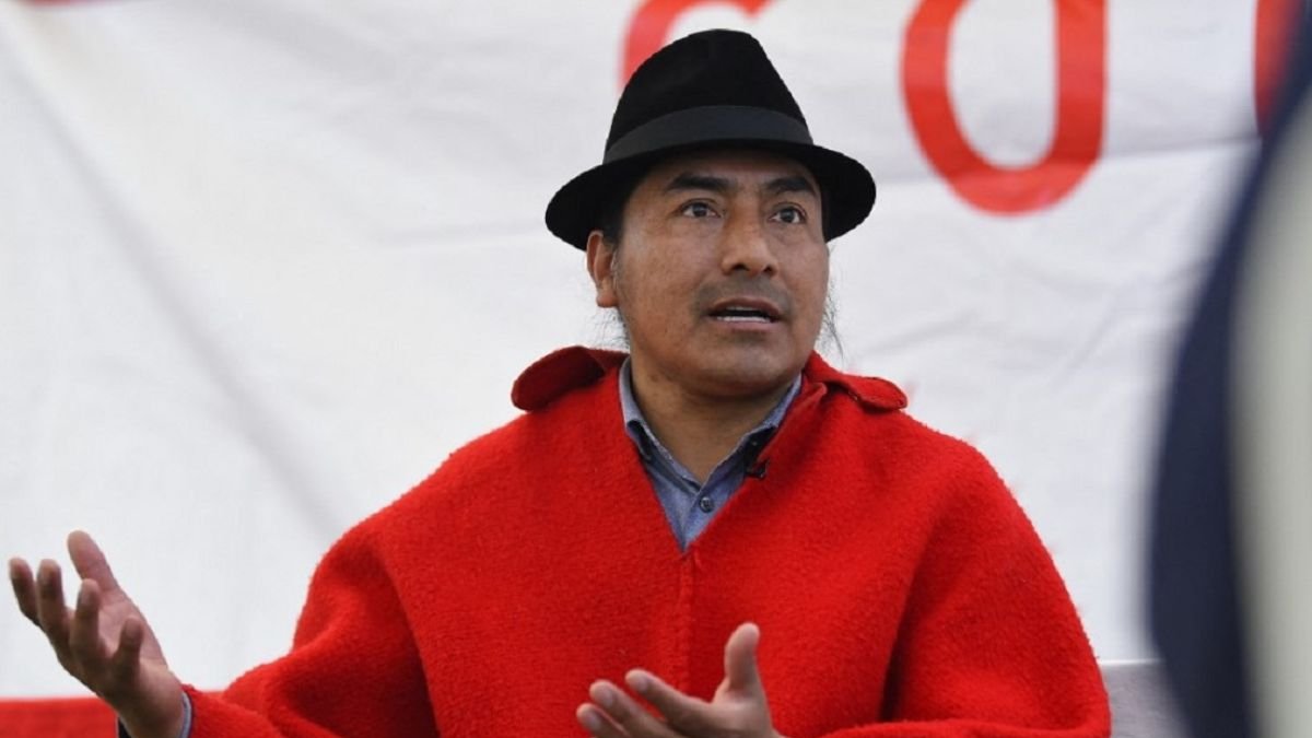 Leonidas Iza, expresidente de la Conaie,habría sido víctima de un 