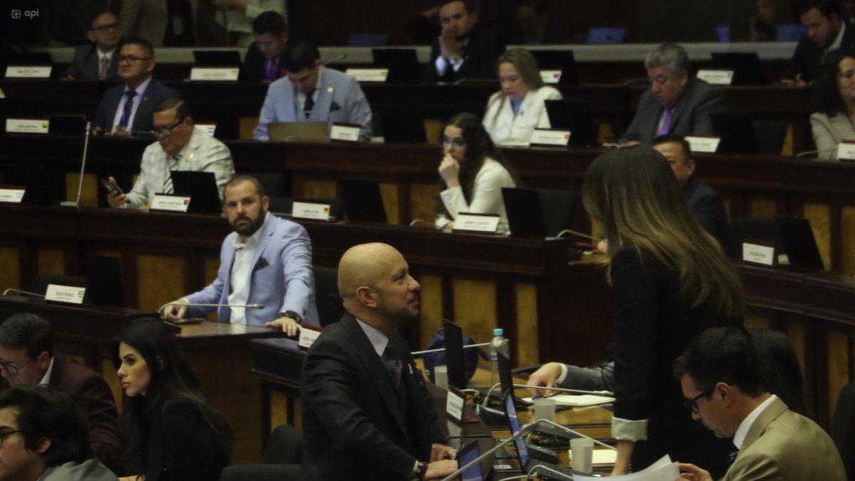 La asambleísta del oficialismo Valentina Centeno fue la encargada de presentar el proyecto económico urgente.